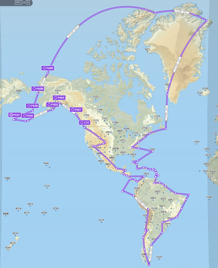 Americas Extremes Route